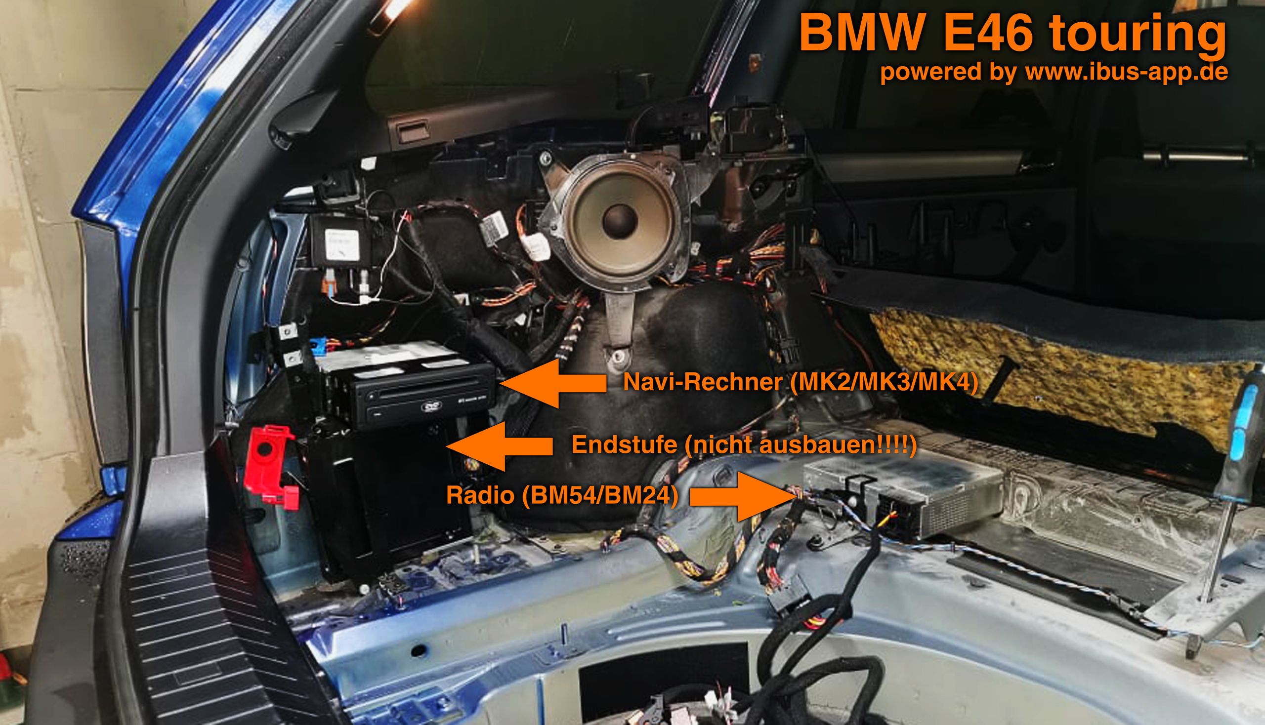 Datei:BMW E46 touring module radio.jpg – Wiki rund um Android-Navis für BMW  E38/E39/E46/E53